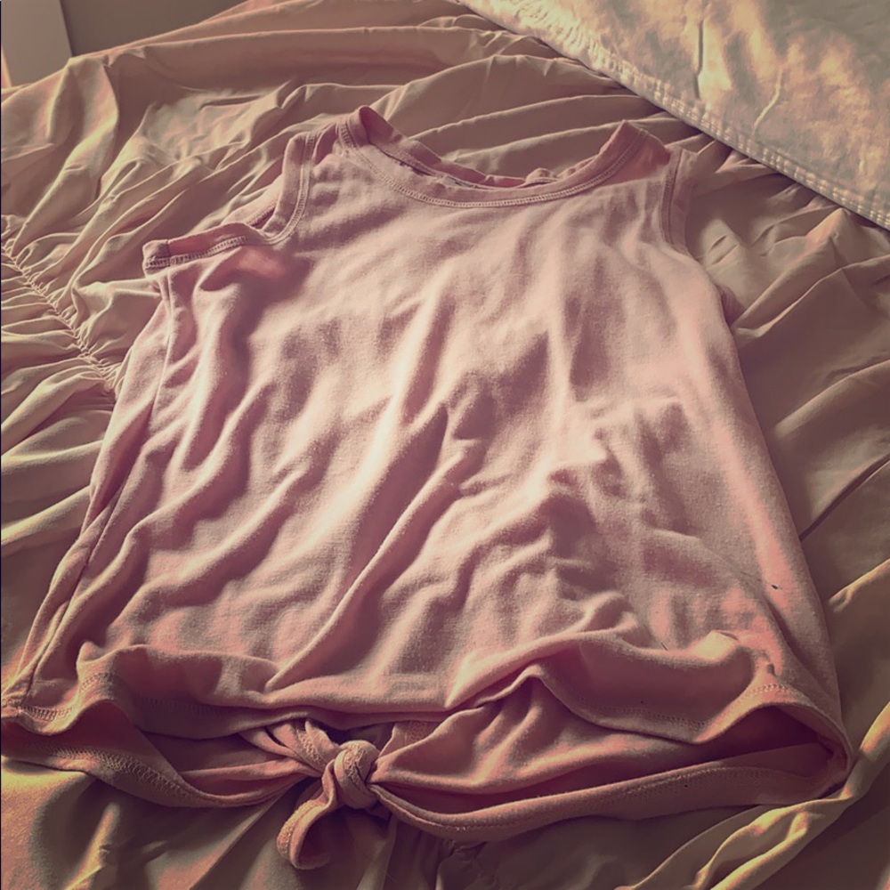 Pink yoga girls shirt